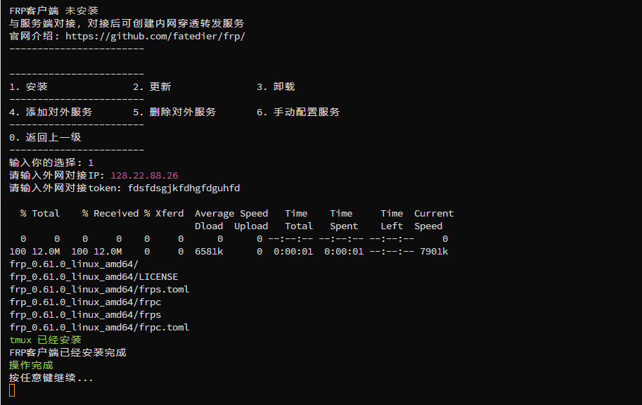 内网穿透:简单的FRP内网穿透教学