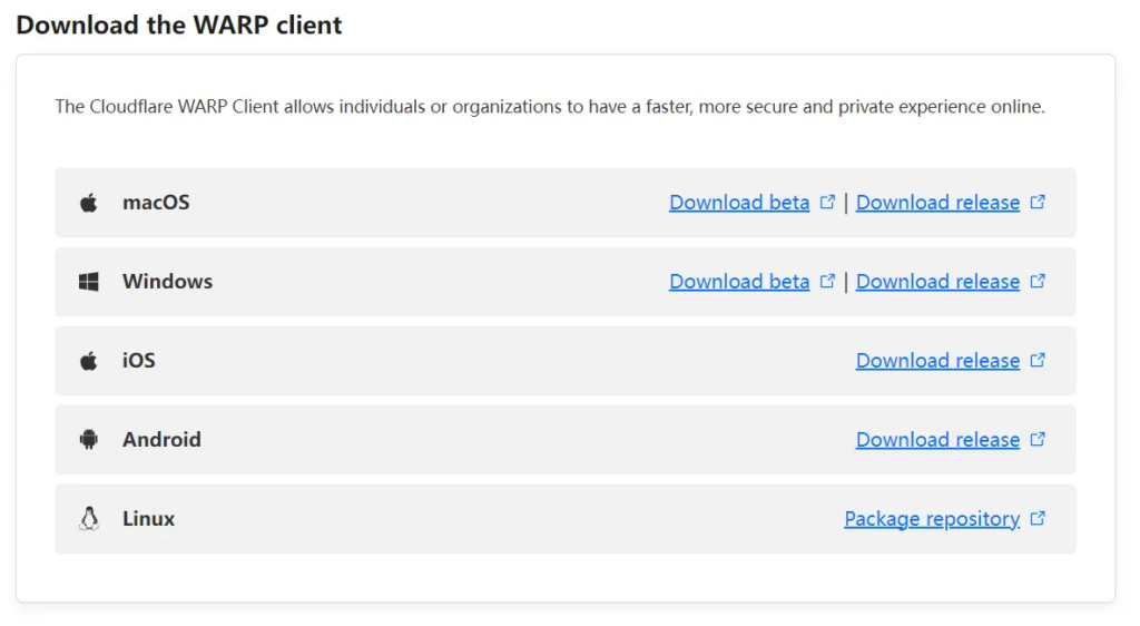 使用Cloudflare ZeroTrust无限量访问外网