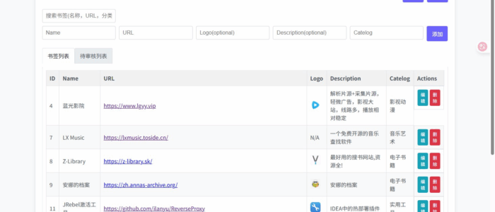 拾光集：基于Cloudflare的网址导航站