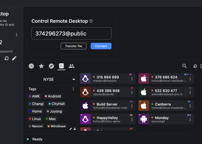 Rustdesk ： 开源自建服务器远程桌面部署教程